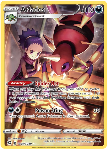 Ariados (TG09/TG30) [Sword & Shield: Brilliant Stars] - Comfy Hobbies