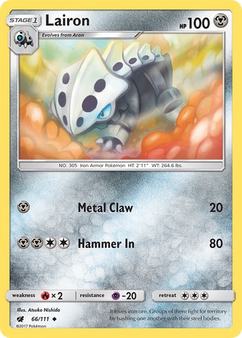 Lairon (66/111) [Sun & Moon: Crimson Invasion] - Comfy Hobbies