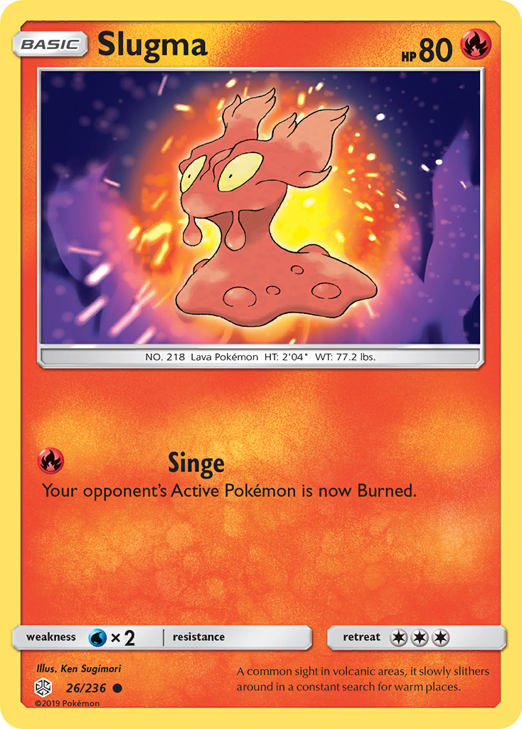 Slugma (26/236) [Sun & Moon: Cosmic Eclipse] - Comfy Hobbies