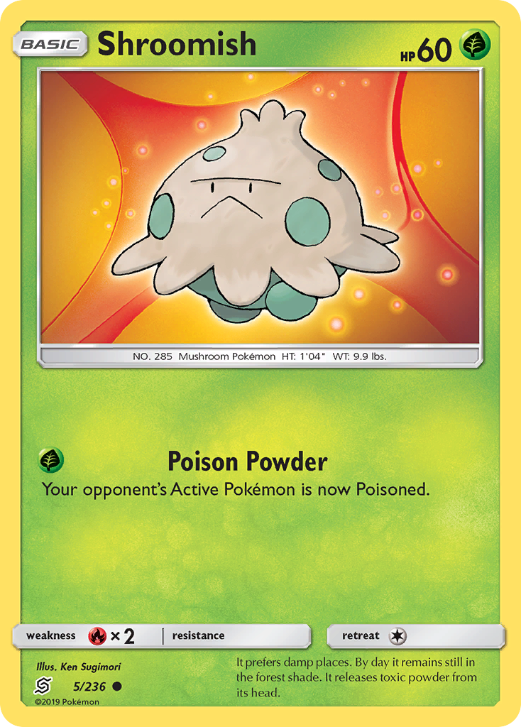 Shroomish (5/236) [Sun & Moon: Unified Minds] - Comfy Hobbies