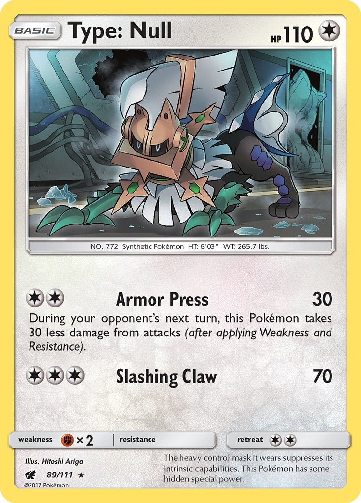 Type: Null (89/111) (Theme Deck Exclusive) [Sun & Moon: Crimson Invasion] - Comfy Hobbies