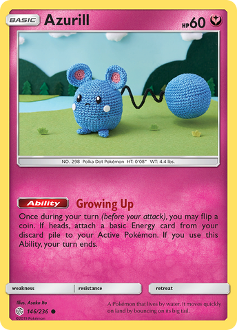 Azurill (146/236) [Sun & Moon: Cosmic Eclipse] - Comfy Hobbies