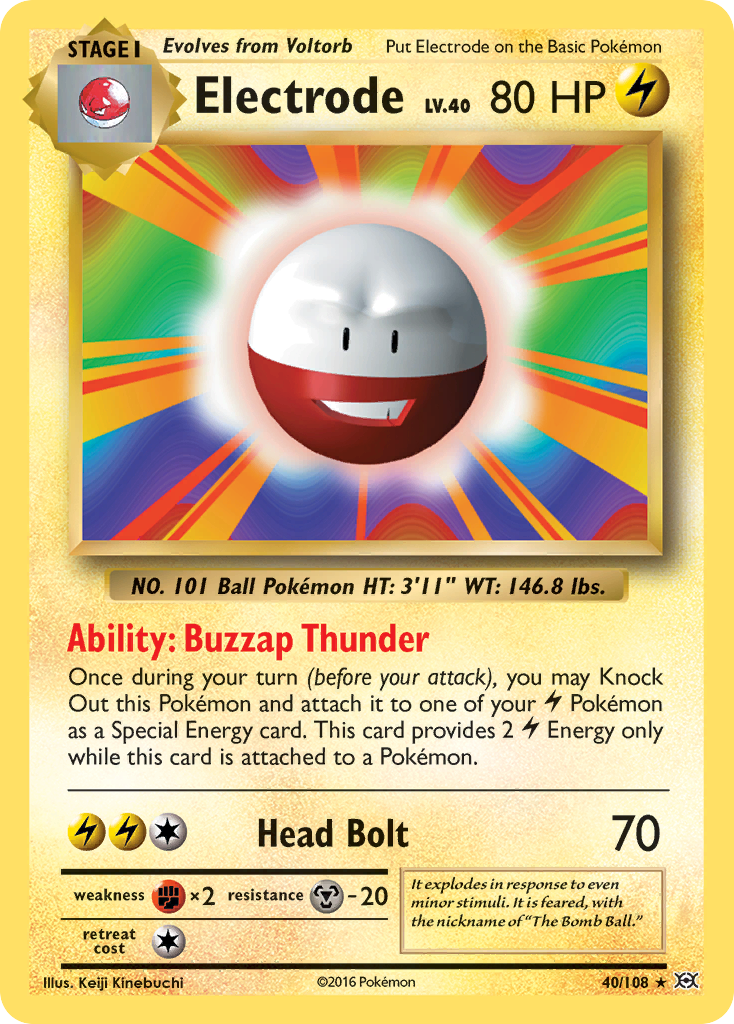 Electrode (40/108) [XY: Evolutions] - Comfy Hobbies