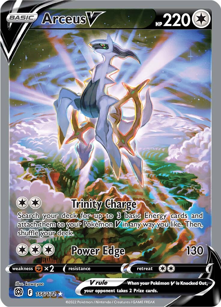 Arceus V (166/172) [Sword & Shield: Brilliant Stars] - Comfy Hobbies