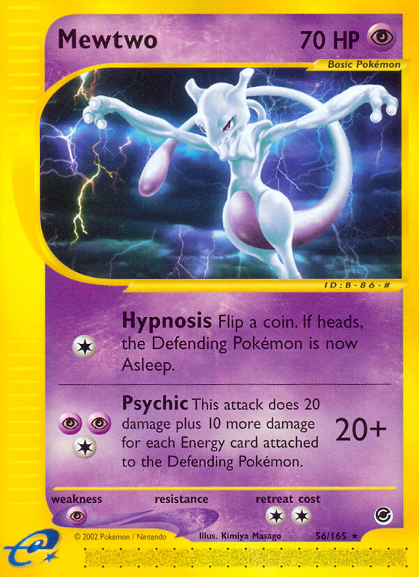 Mewtwo (56/165) [Expedition: Base Set] - Comfy Hobbies