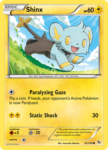 Shinx (32/106) [XY: Flashfire] - Comfy Hobbies