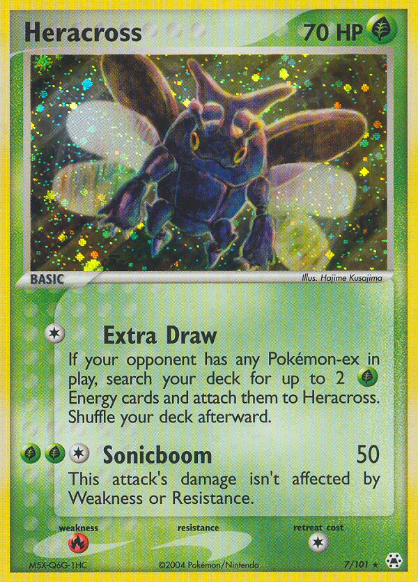 Heracross (7/101) [EX: Hidden Legends] - Comfy Hobbies
