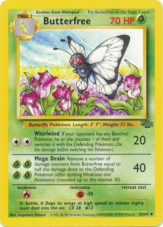 Butterfree (33/64) [Jungle Unlimited] - Comfy Hobbies