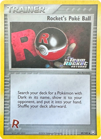 Rocket's Poke Ball (89/109) (Stamped) [EX: Team Rocket Returns] - Comfy Hobbies