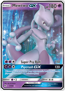 Mewtwo GX (31/68) [Sun & Moon: Hidden Fates] - Comfy Hobbies