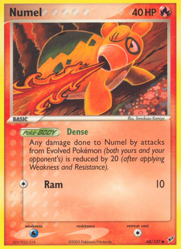 Numel (68/107) [EX: Deoxys] - Comfy Hobbies