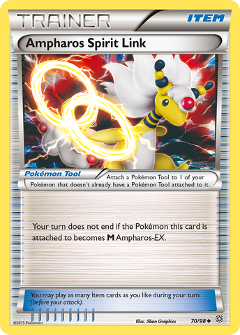 Ampharos Spirit Link (70/98) [XY: Ancient Origins] - Comfy Hobbies