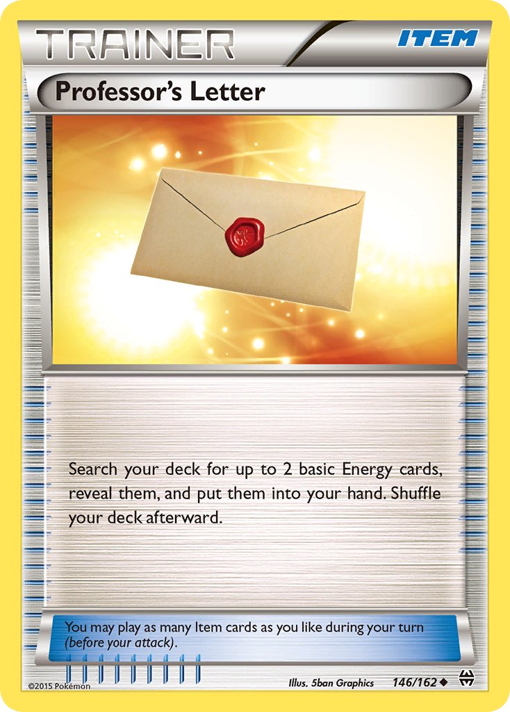 Professor's Letter (146/162) [XY: BREAKthrough] - Comfy Hobbies