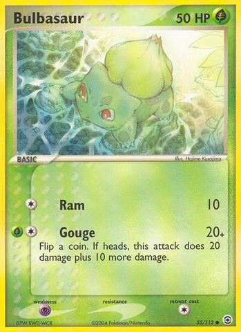 Bulbasaur (55/112) [EX: FireRed & LeafGreen] - Comfy Hobbies
