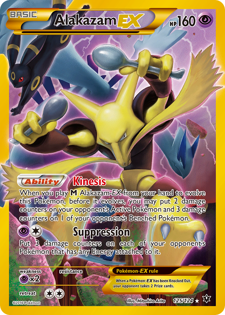 Alakazam EX (125/124) [XY: Fates Collide] - Comfy Hobbies