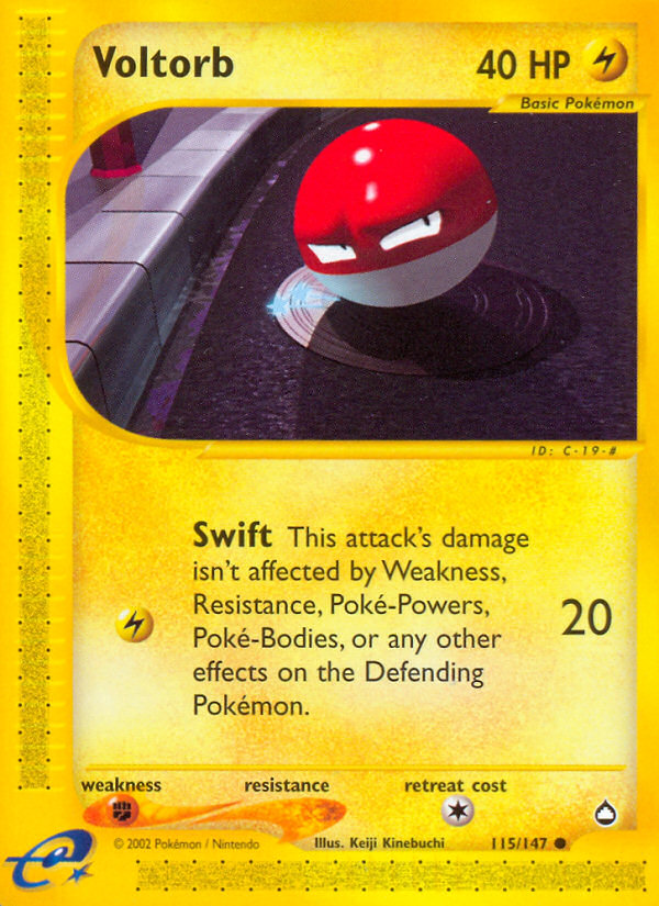 Voltorb (115/147) [Aquapolis] - Comfy Hobbies