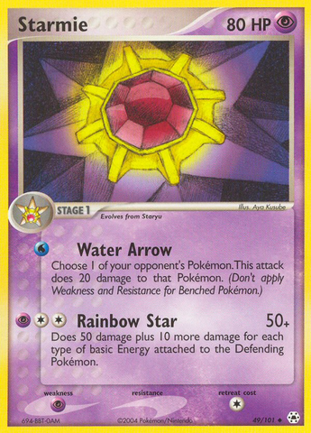 Starmie (49/101) [EX: Hidden Legends] - Comfy Hobbies