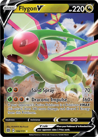 Flygon V (106/172) [Sword & Shield: Brilliant Stars] - Comfy Hobbies