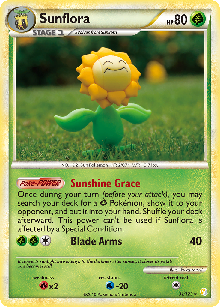 Sunflora (31/123) [HeartGold & SoulSilver: Base Set] - Comfy Hobbies