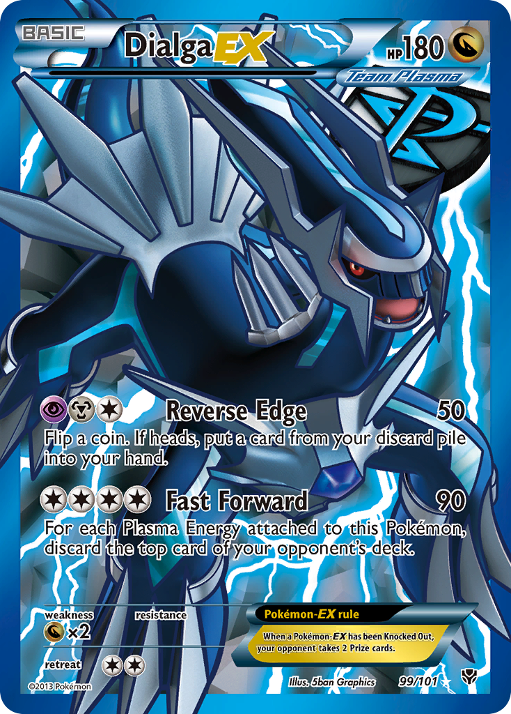 Dialga EX (99/101) [Black & White: Plasma Blast] - Comfy Hobbies