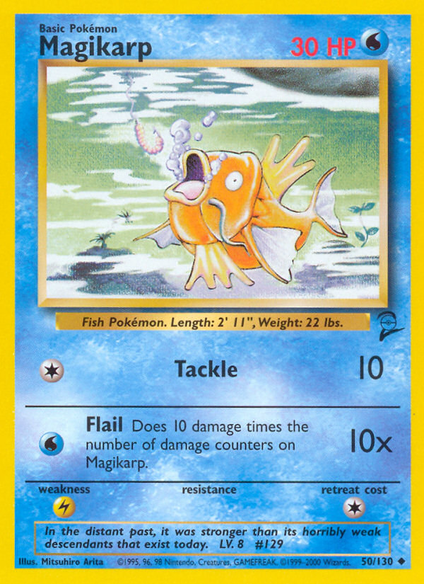 Magikarp (50/130) [Base Set 2] - Comfy Hobbies