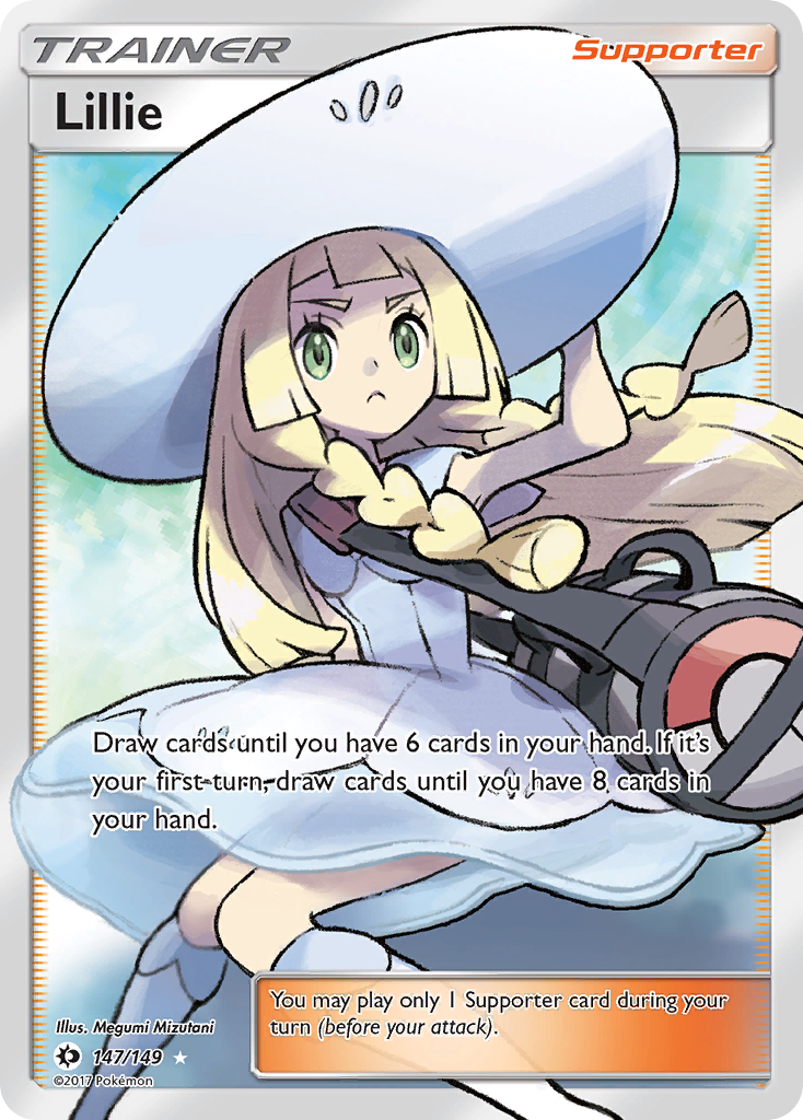 Lillie (147/149) [Sun & Moon: Base Set] - Comfy Hobbies