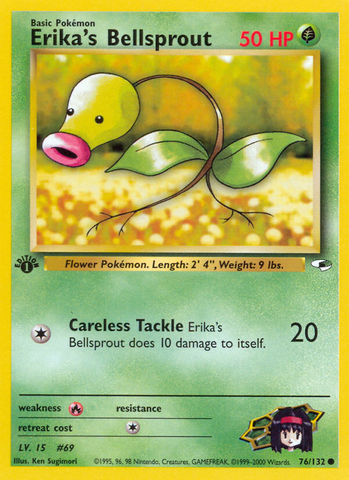 Erika's Bellsprout (76/132) [Gym Heroes 1st Edition] - Comfy Hobbies