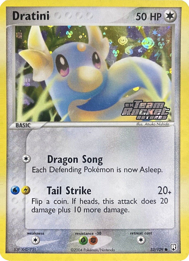Dratini (53/109) (Stamped) [EX: Team Rocket Returns] - Comfy Hobbies