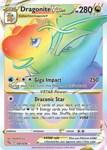 Dragonite VSTAR (081/078) [Pokémon GO] - Comfy Hobbies