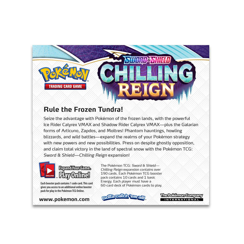 Sword & Shield: Chilling Reign - Booster Box - Comfy Hobbies