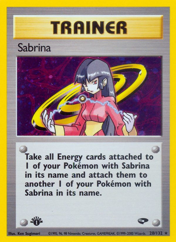 Sabrina (20/132) [Gym Challenge 1st Edition] - Comfy Hobbies