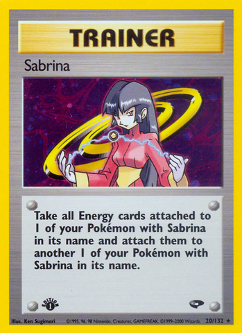 Sabrina (20/132) [Gym Challenge 1st Edition] - Comfy Hobbies