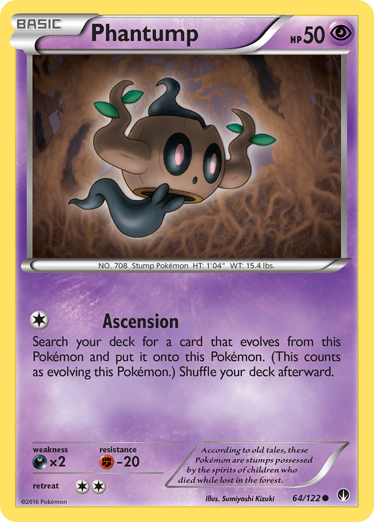 Phantump (64/122) [XY: BREAKpoint] - Comfy Hobbies