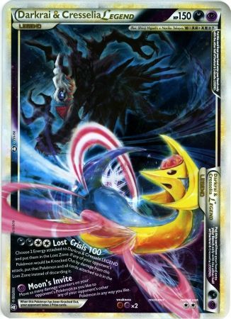 Darkrai & Cresselia LEGEND (99/102) (Jumbo Card) [HeartGold & SoulSilver: Triumphant] - Comfy Hobbies