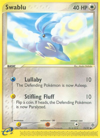 Swablu (75/97) [EX: Dragon] - Comfy Hobbies