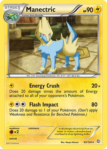 Manectric (43/124) [Black & White: Dragons Exalted] - Comfy Hobbies