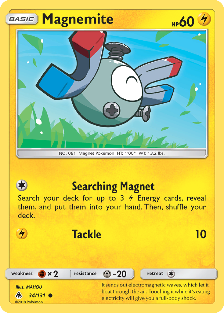 Magnemite (34/131) [Sun & Moon: Forbidden Light] - Comfy Hobbies