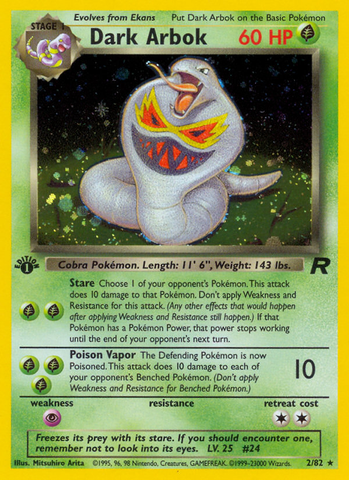 Dark Arbok (2/82) [Team Rocket 1st Edition] - Comfy Hobbies