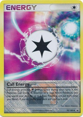 Call Energy (92/100) (League Promo) [Diamond & Pearl: Majestic Dawn] - Comfy Hobbies