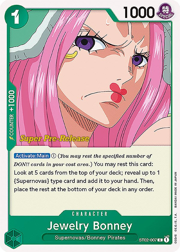 Jewelry Bonney [Super Pre-Release Starter Deck: Worst Generation] - Comfy Hobbies