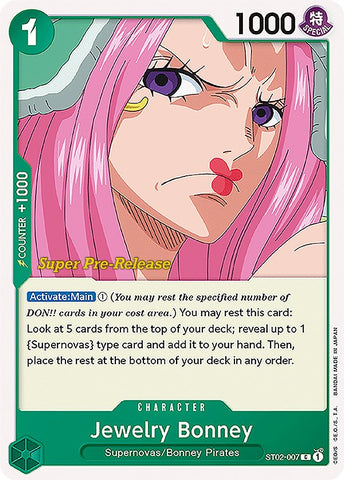 Jewelry Bonney [Super Pre-Release Starter Deck: Worst Generation] - Comfy Hobbies