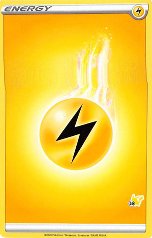 Lightning Energy (Pikachu Stamp #39) [Battle Academy 2022] - Comfy Hobbies