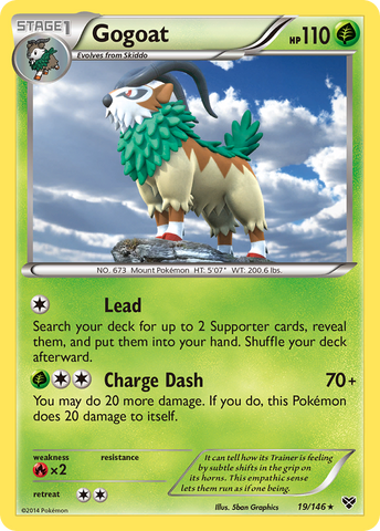 Gogoat (19/146) [XY: Base Set] - Comfy Hobbies