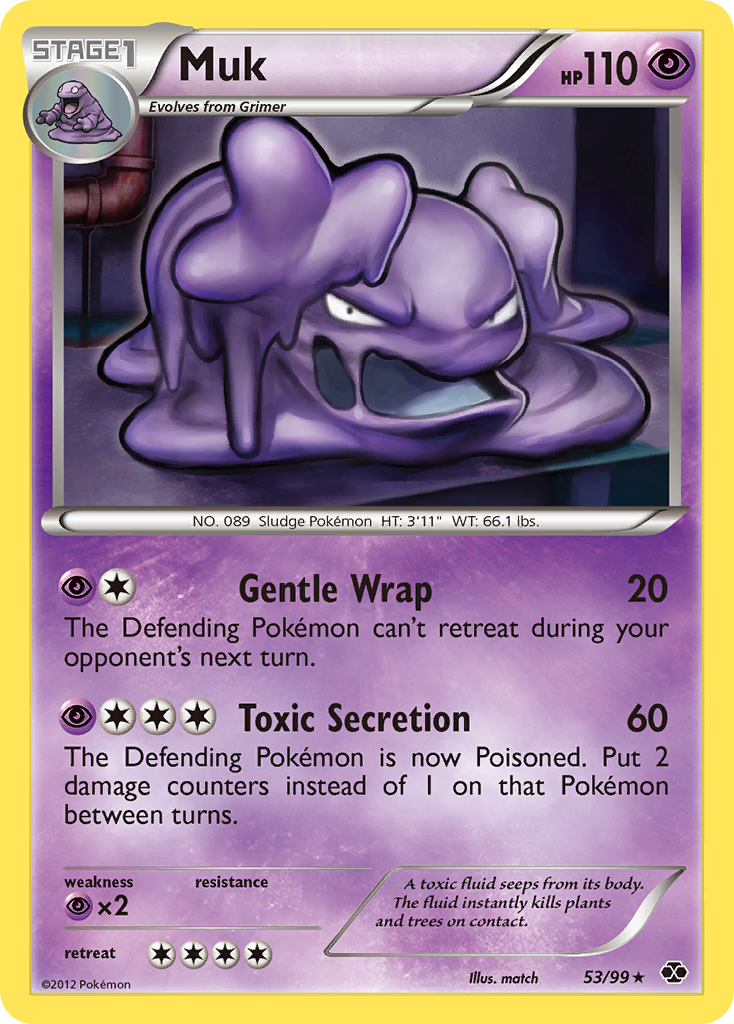 Muk (53/99) [Black & White: Next Destinies] - Comfy Hobbies