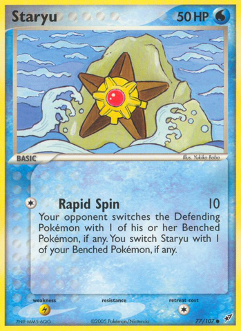 Staryu (77/107) [EX: Deoxys] - Comfy Hobbies
