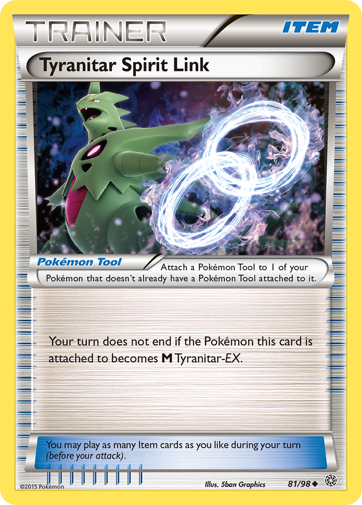 Tyranitar Spirit Link (81/98) [XY: Ancient Origins] - Comfy Hobbies