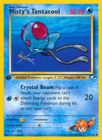 Misty's Tentacool (57/132) [Gym Heroes 1st Edition] - Comfy Hobbies