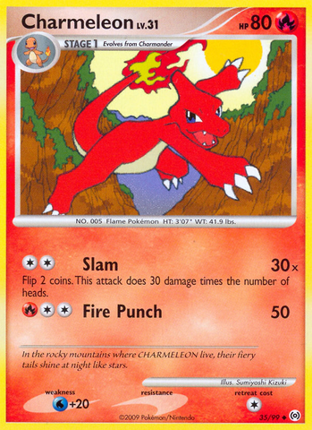Charmeleon (35/99) [Platinum: Arceus] - Comfy Hobbies