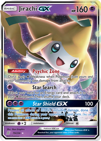 Jirachi GX (79/236) [Sun & Moon: Unified Minds] - Comfy Hobbies