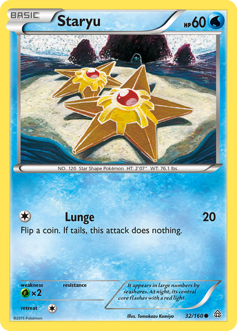 Staryu (32/160) [XY: Primal Clash] - Comfy Hobbies